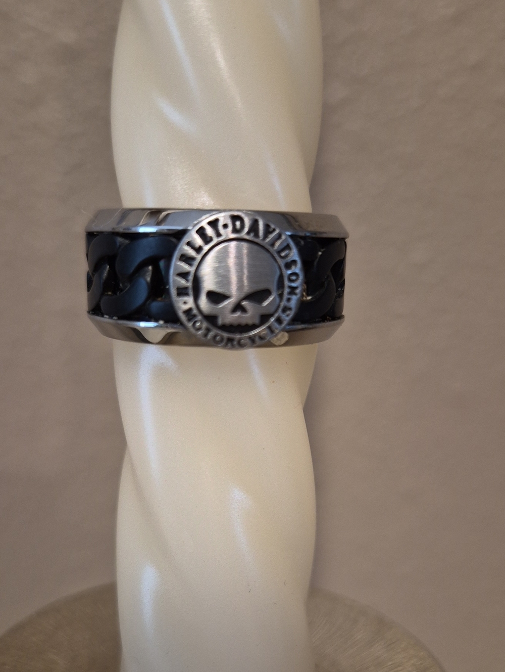 WILLIE G HARLEY DAVIDSON MENS STAINLESS RING